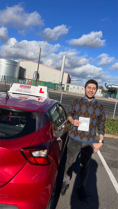 MSA Driving School Nottingham pupil pass celebration